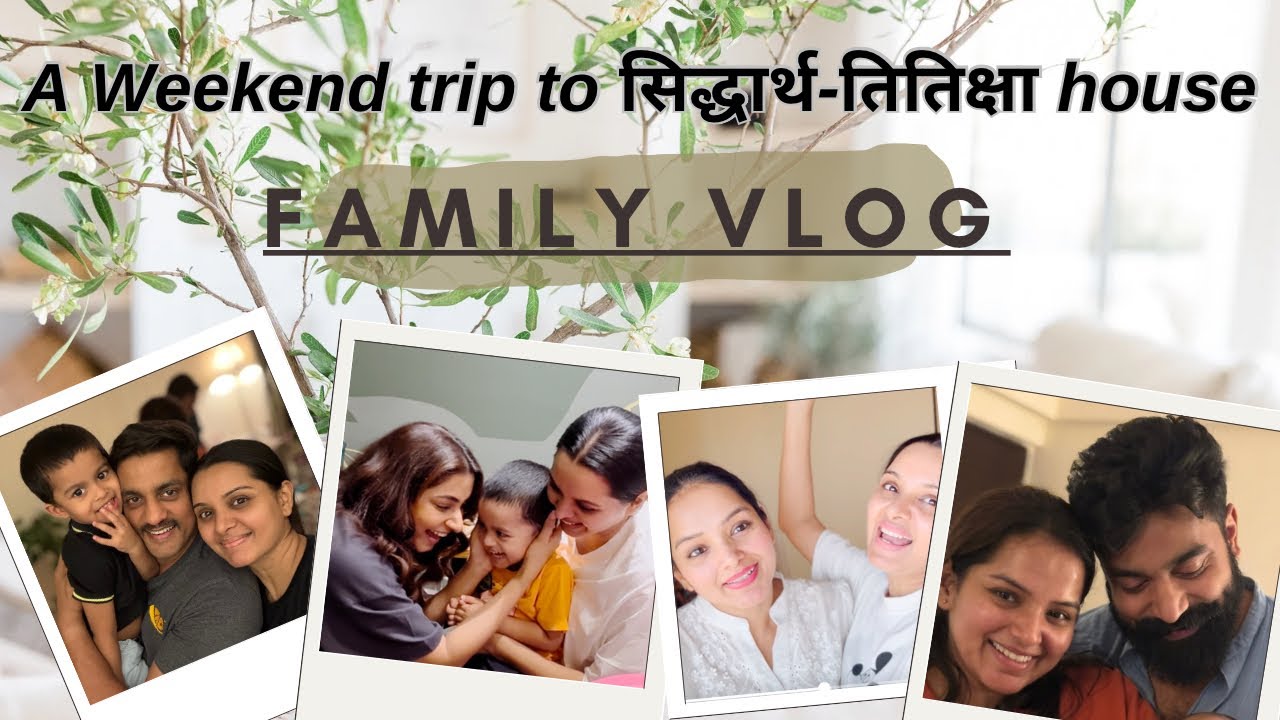 Weekend with family | VLOG | Family time | Friends | making sandwiches coffee | @titeekshaatawde