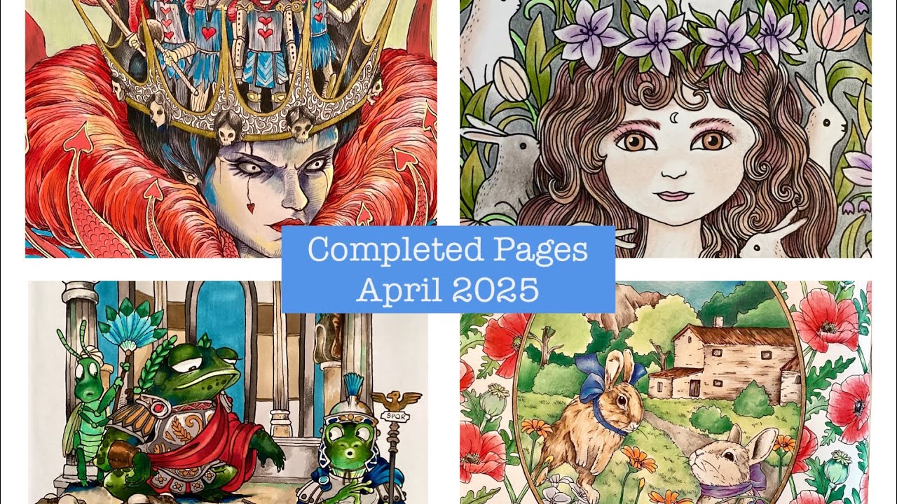 Completed Coloring Pages | April 2025