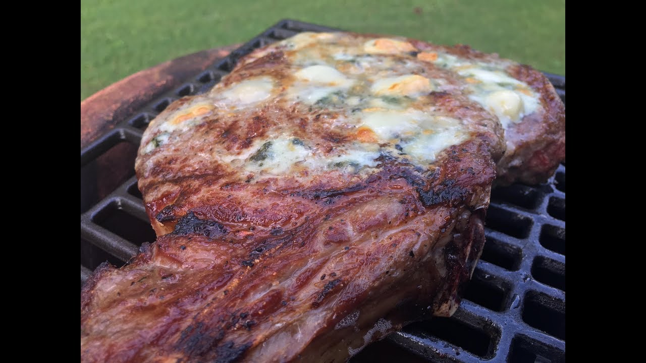 Blue Cheese Ribeye on the Otto Wilde Griller