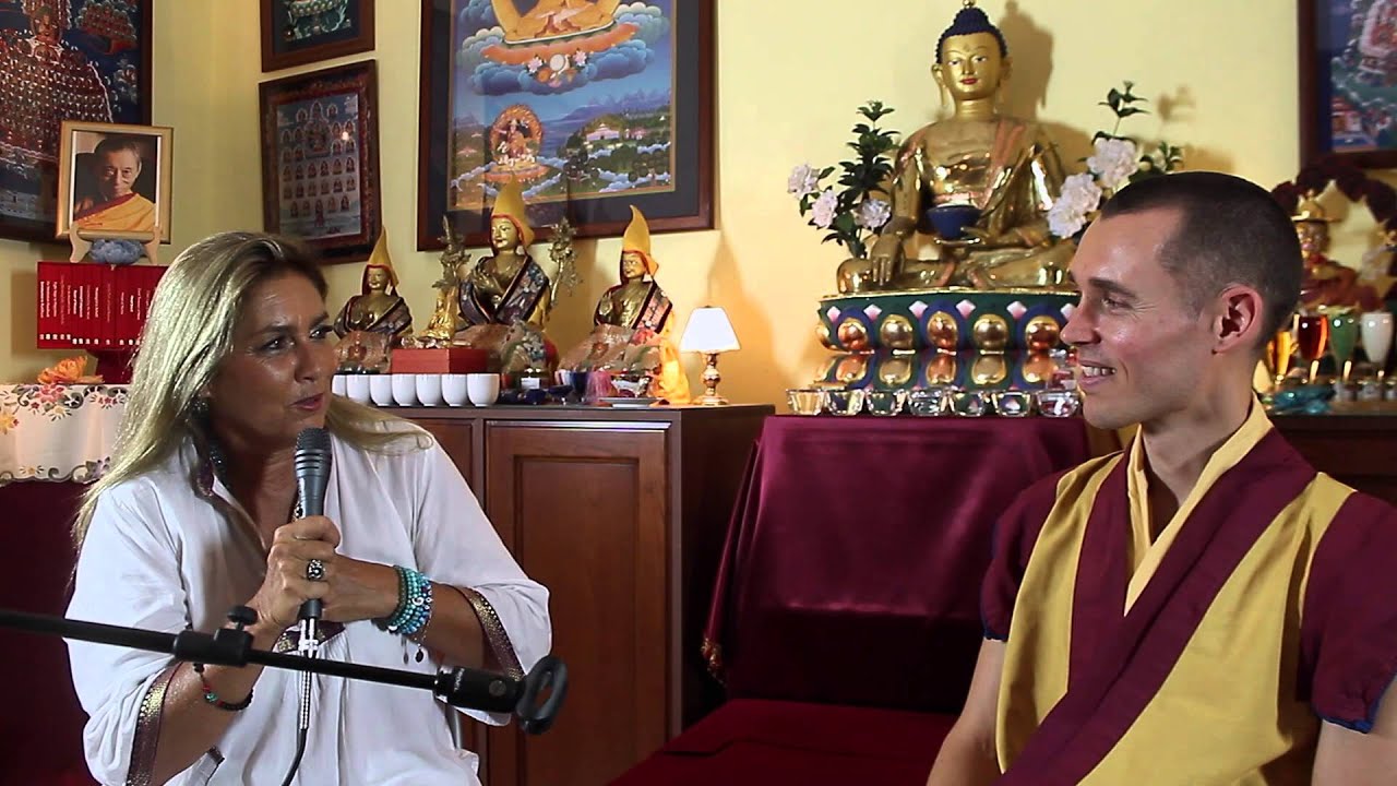 Romina Power e Kelsang Chö al Centro Kadampa Mahasiddha