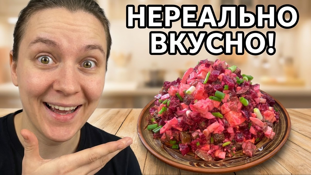 Плавленый сыр + свекла + яйца? Этот салат  нужно попробовать!