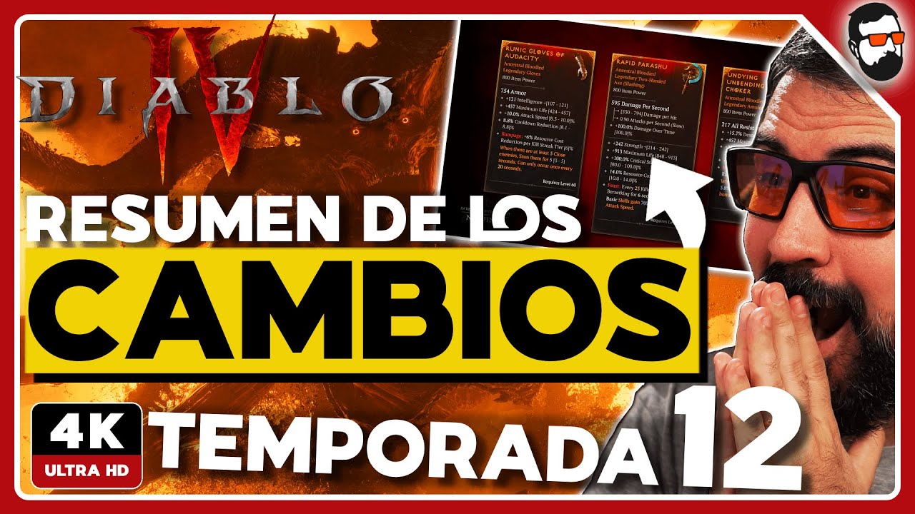 Diablo 4 Temporada 12: TODO lo que llega con el PTR