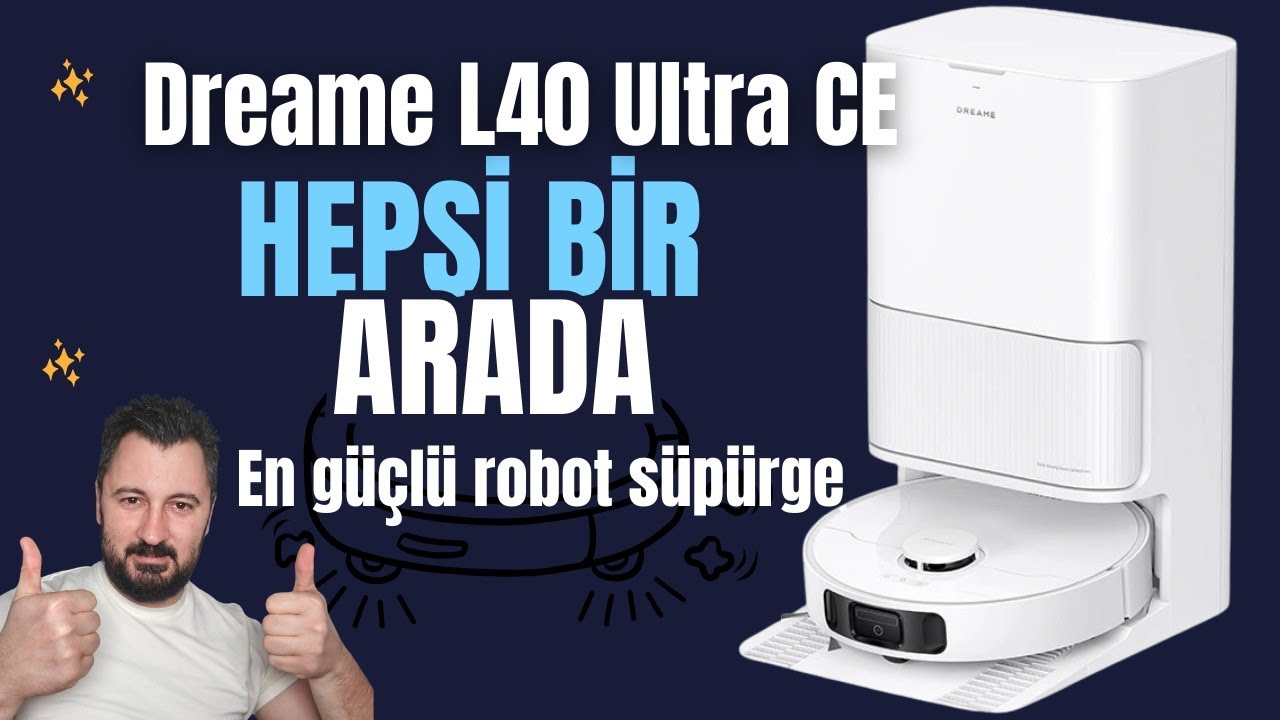 Kendi Kendini Temizleyen En İyi Robot Süpürge? Dreame L40 Ultra Kurulum ve İnceleme