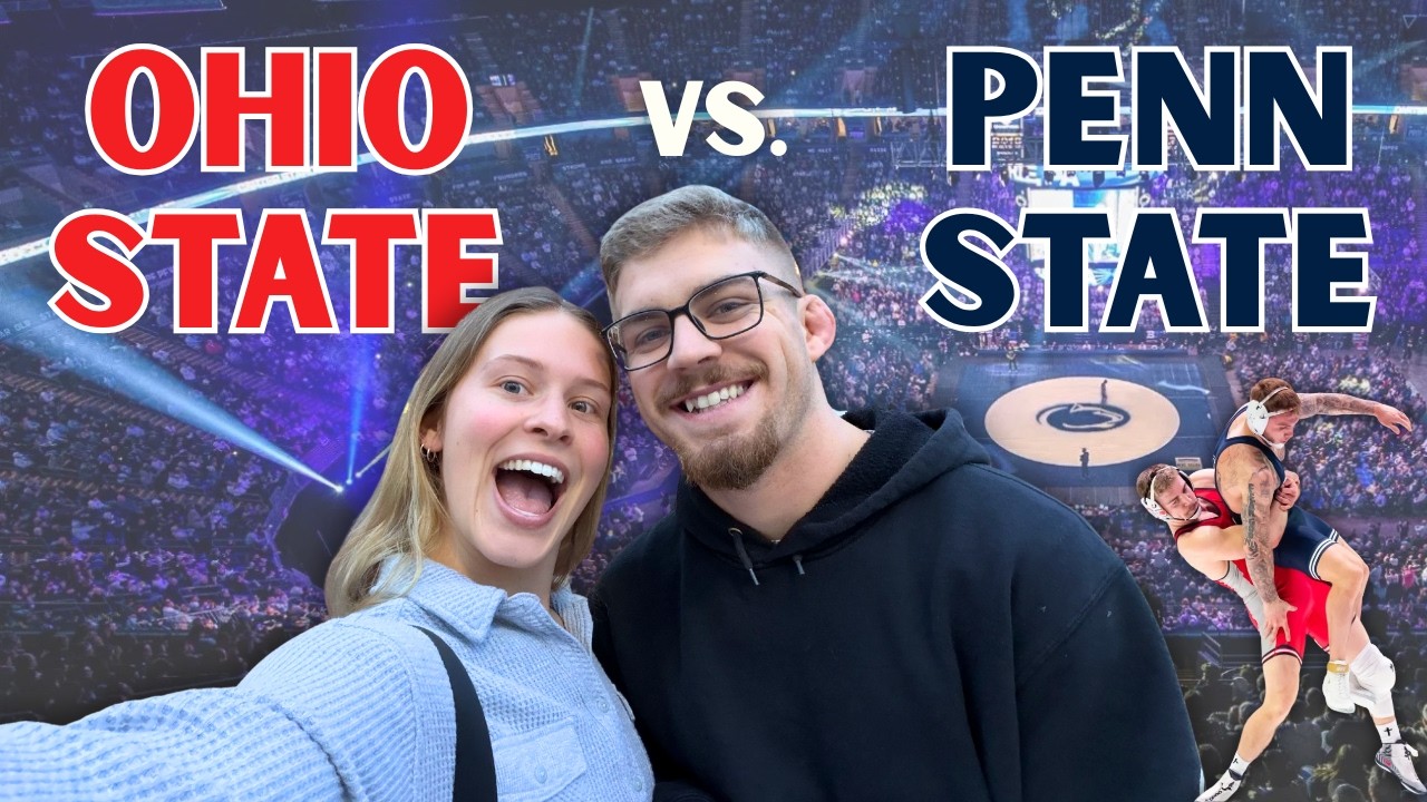 Борцовский поединок между командами Ohio State и Penn State | Борьба в первом дивизионе + Семейна...