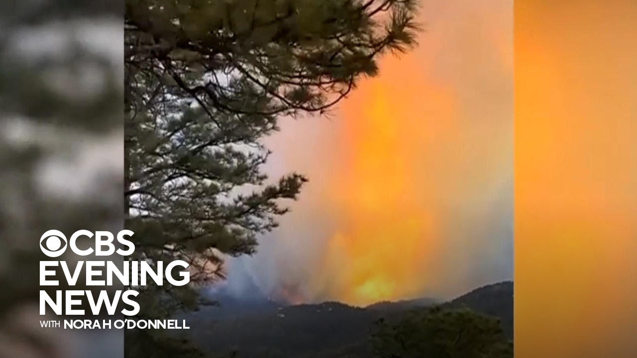 Raging New Mexico wildfires burn hundreds of structures