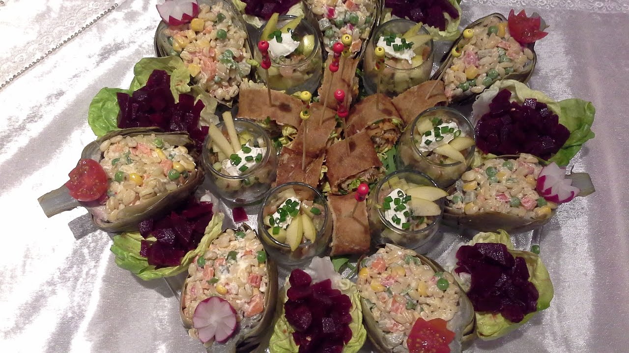 سلطة راقية بالقوق بتقديم رائع Salade d'artichauts