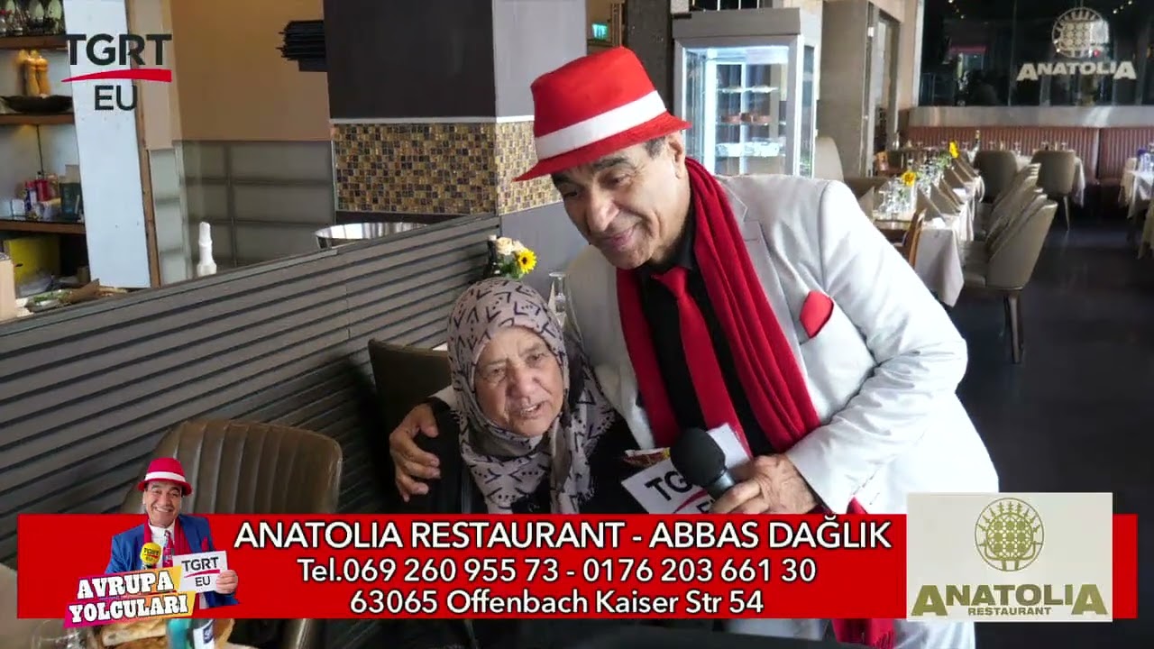 Ayrupa Yolcuları (Almanya) Anatolia Restaurant - Abbas Dağlık
