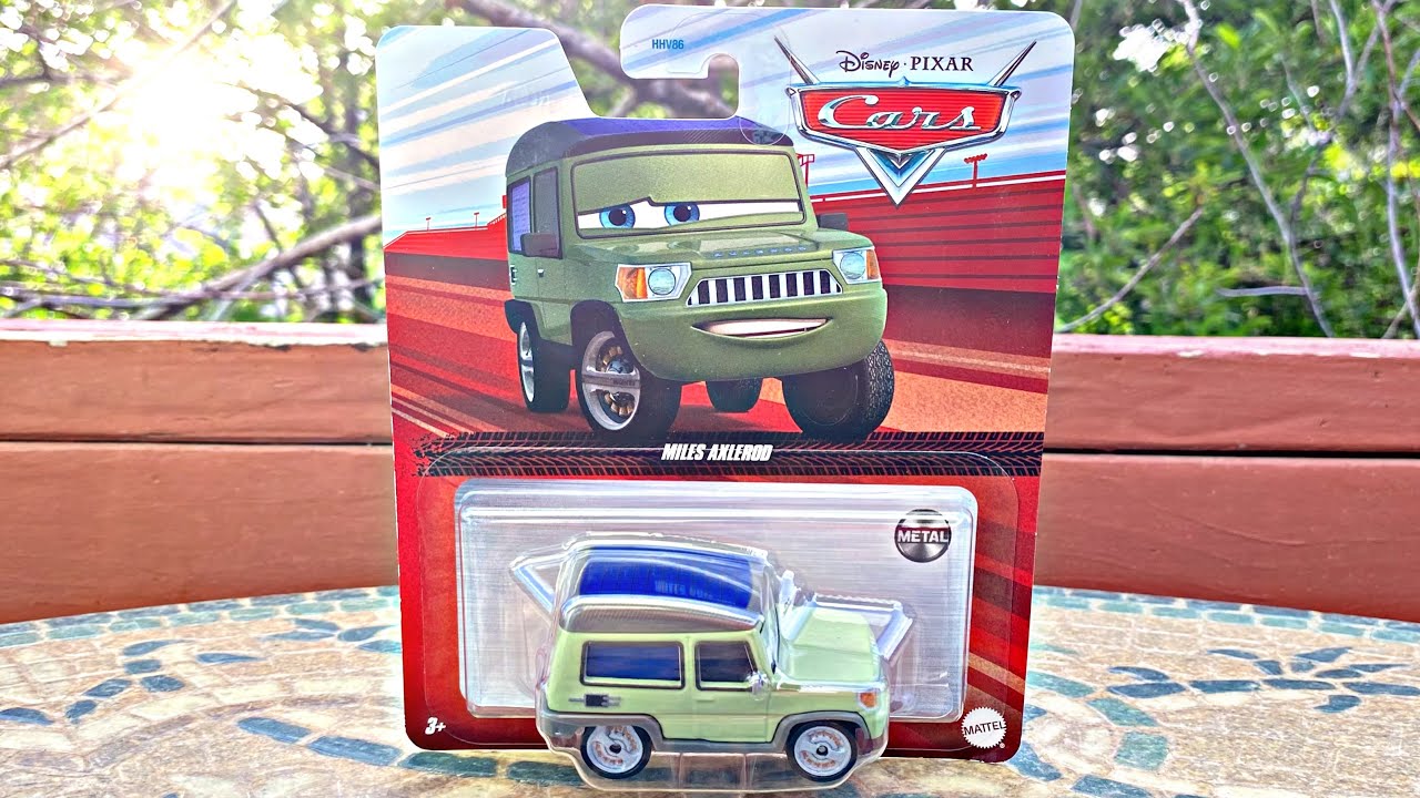 Mattel Miles Axlerod 2022 Thailand World  Grand Prix Disney Pixar Cars Diecast