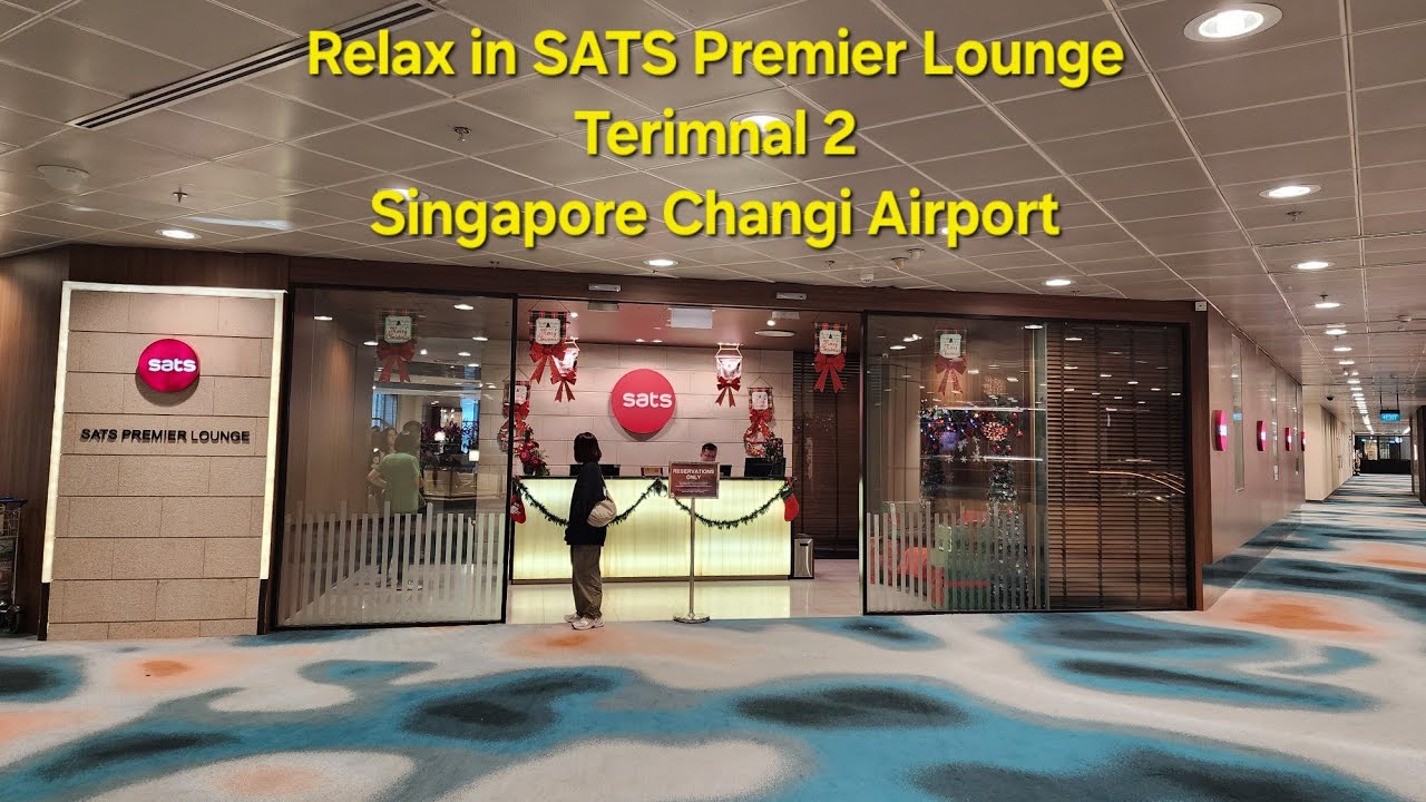 SATS Premier Lounge Terminal 2 Changi Airport Singapore @exploresingaporechannel