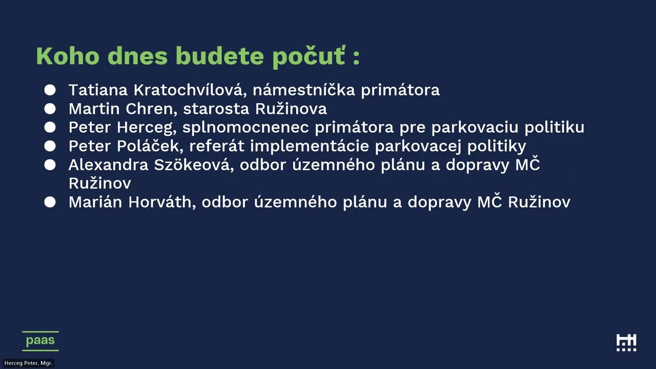 Záznam z online stretnutia k príprave PAAS zóny RU3 - Pošeň