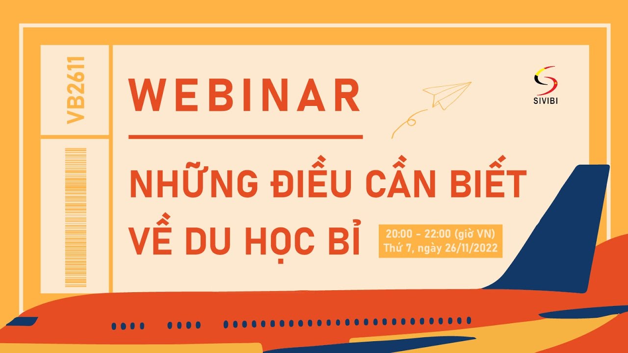 Webinar: Những điều cần biết về du học Bỉ | SIVIBI - Hội Sinh viên Việt Nam tại Bỉ