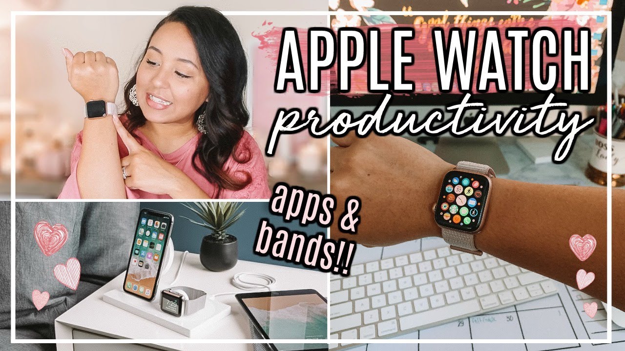 BEST APPLE WATCH APPS AND BANDS! | HOW TO BE PRODUCTIVE USING YOUR SMART WATCH! | Page Danielle