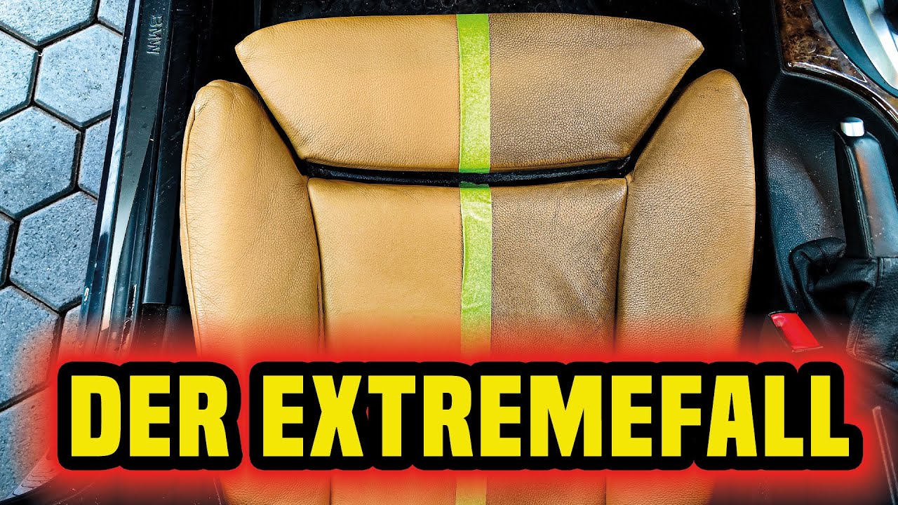 Ledersitze Reinigen - Bei Extremer Verschmutzung !