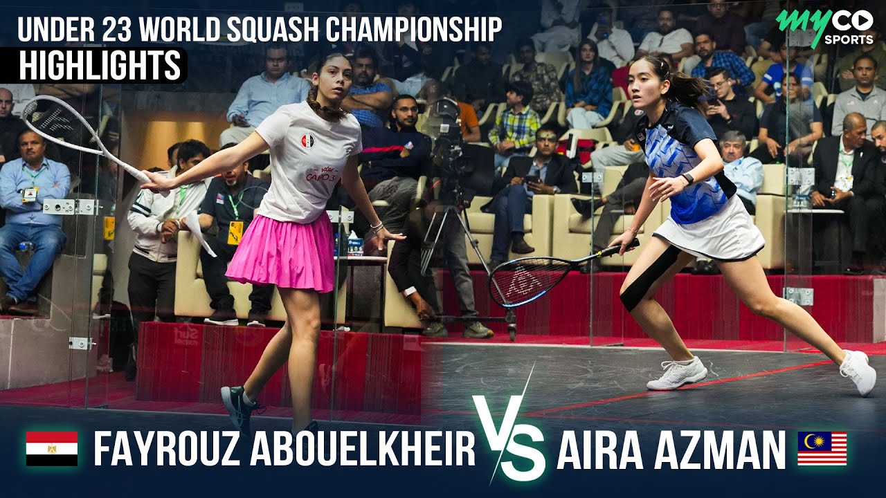 Fayrouz Abouelkheir vs Aira Azman | Day 04 Semi Final | U23 World Squash Championship 2025 Highlight