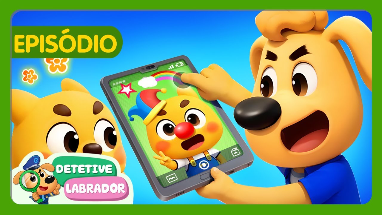 Chamada de Vídeo 📱 Historinha Engraçada 📗 Desenho Animado 🔍 Detetive Labrador