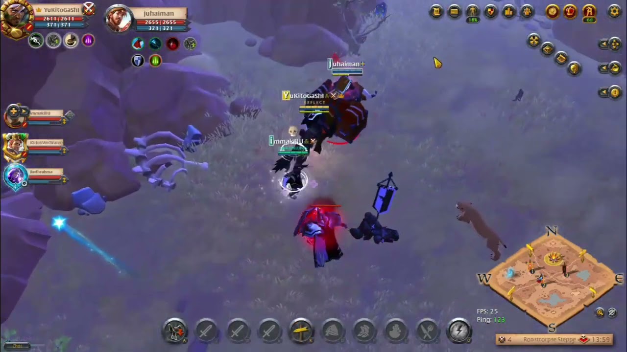 Skill Issues pt.1. #albiononline #ganking #redzone
