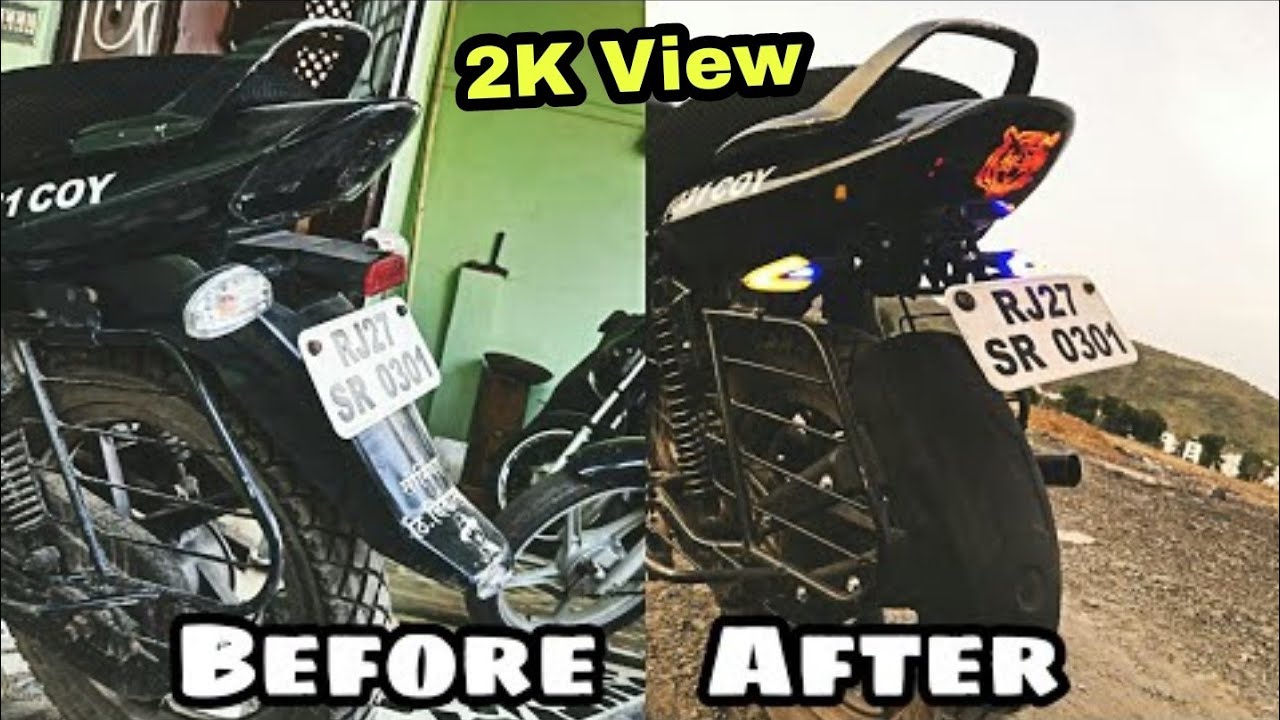 Bike Back Mudguard And look Modified Discover 150 Like Super Bike Mudguard 👍🏻
