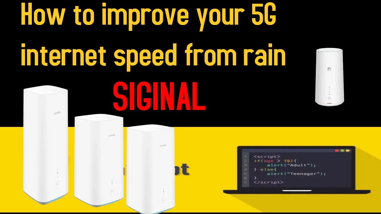 How to improve your 5G internet speed from rain