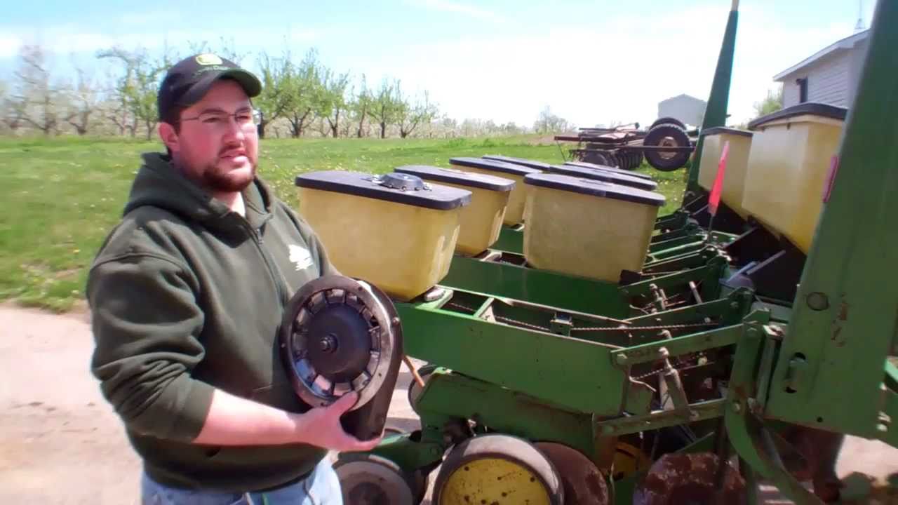 Modification of John Deere 7000 No-Till Planter for Pumpkins
