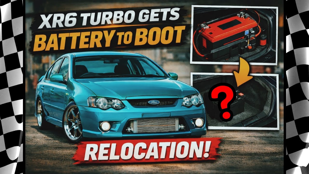 ПЕРЕНОС АККУМУЛЯТОРА НА МОЕМ XR6 TURBO В БАГАЖНИК