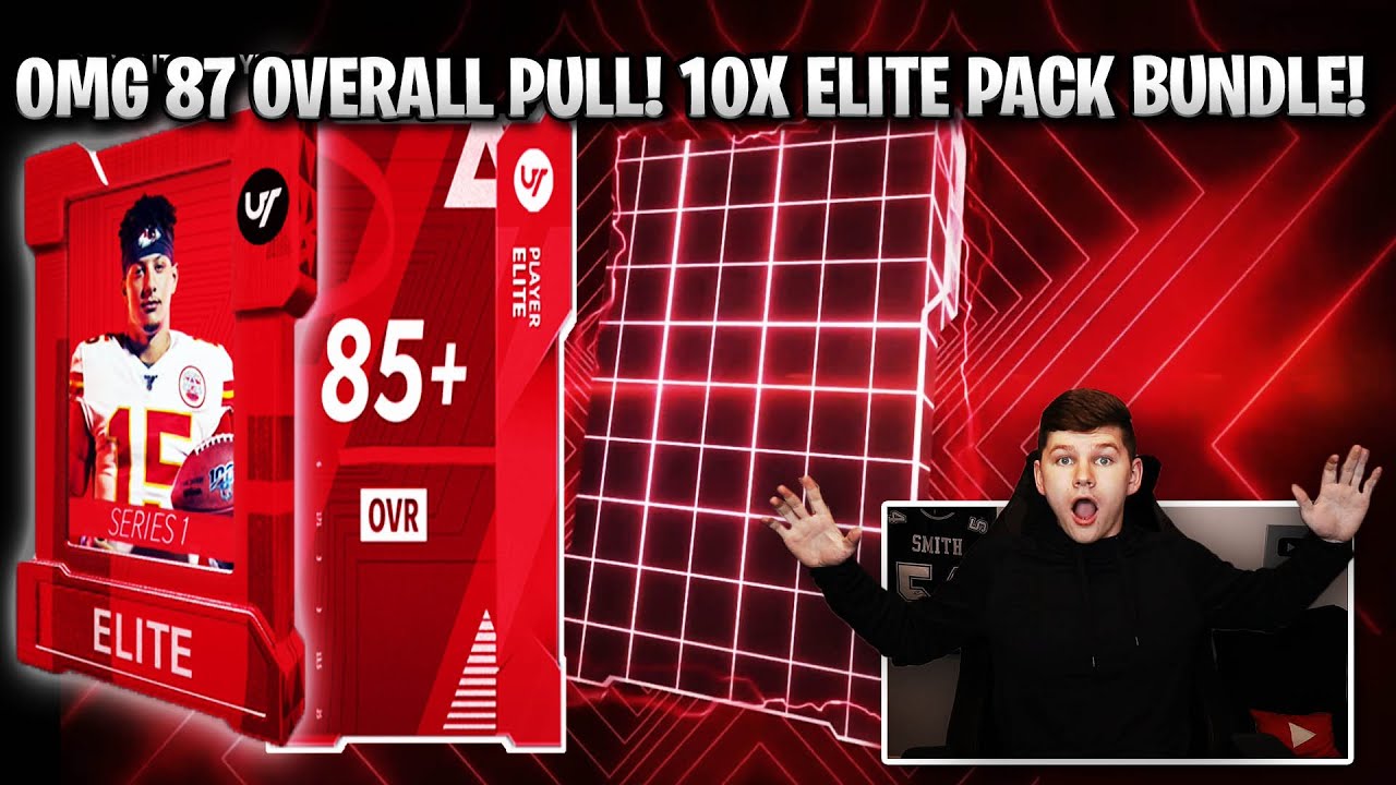 OMG 87 OVERALL PULL! 10X ELITE PLAYER PACK BUNDLE! MY FIRST BUNDLE! | MADDEN 21 ULTIMATE TEAM