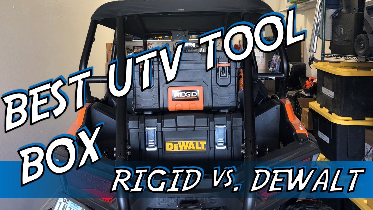 Хранение UTV — жёсткие и Dewalt — пыле- и водонепроницаемые ящики для инструментов