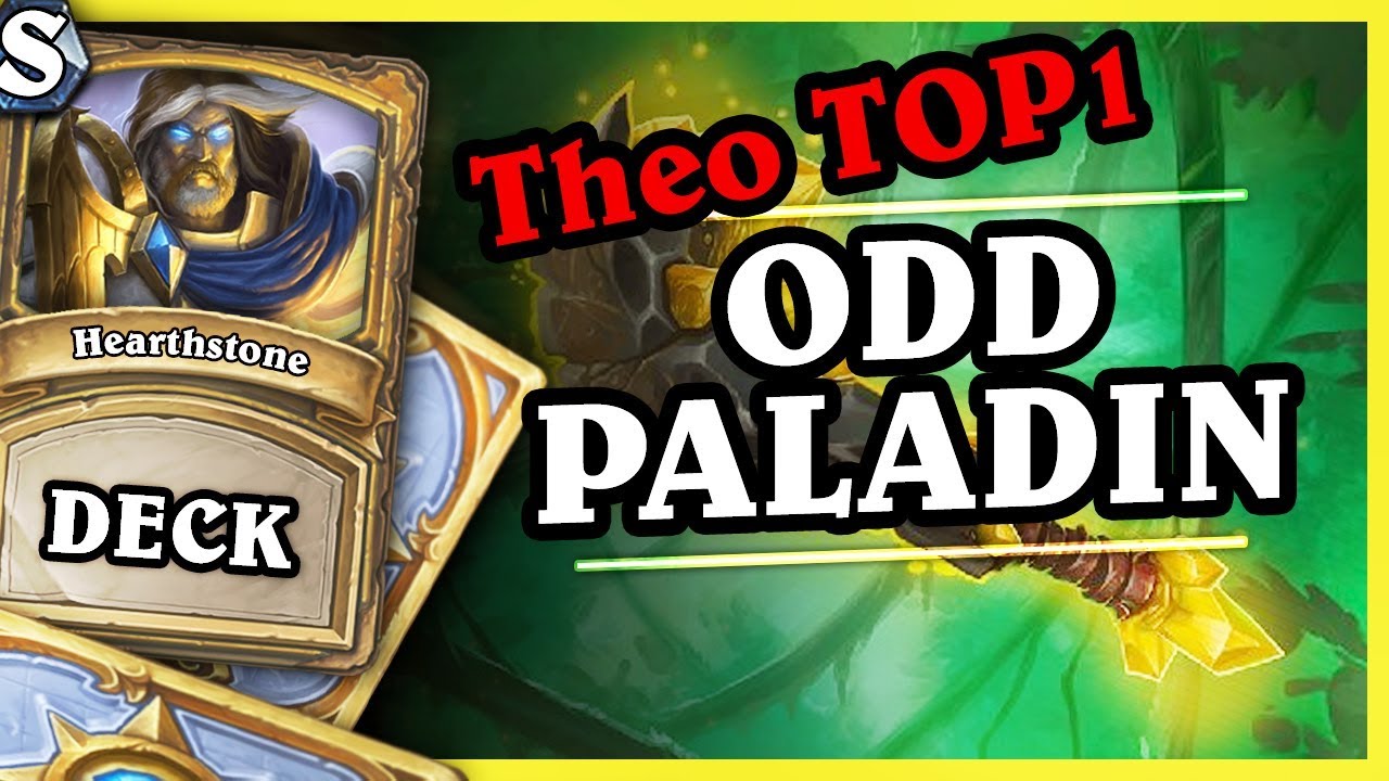 THEO TOP1 LEGEND - ODD PALADIN - Hearthstone Deck Std (Witchwood)