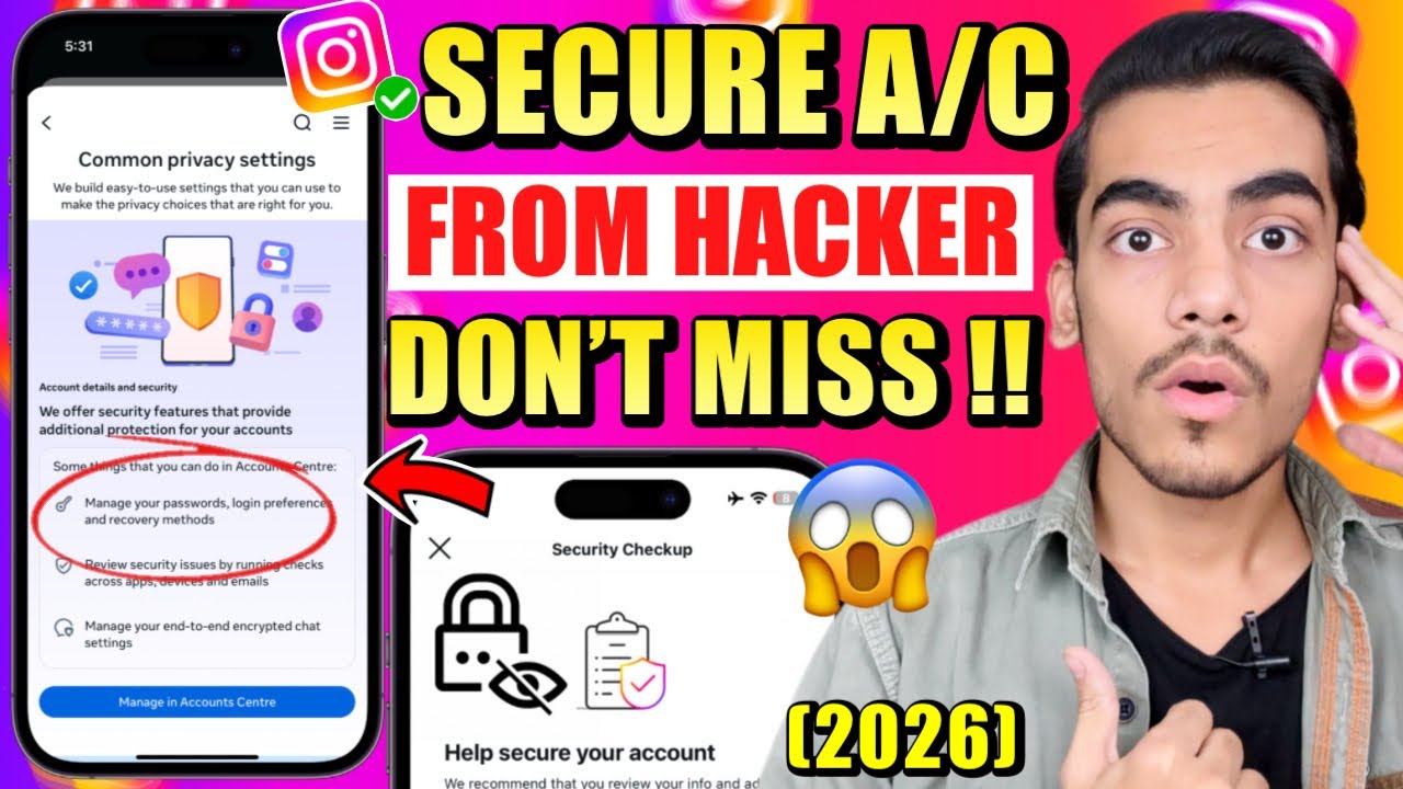 How To Make Instagram Account Safe From HACKERS | How To Secure Your Instagram Account From Hackers