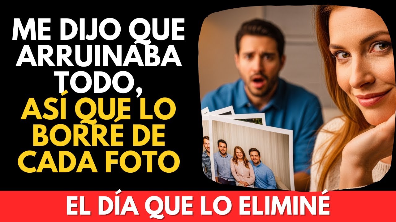 Mi Cuñado Me dijo: Quédate atrás, arruinas las fotos Así que mandé imprimir las fotos.