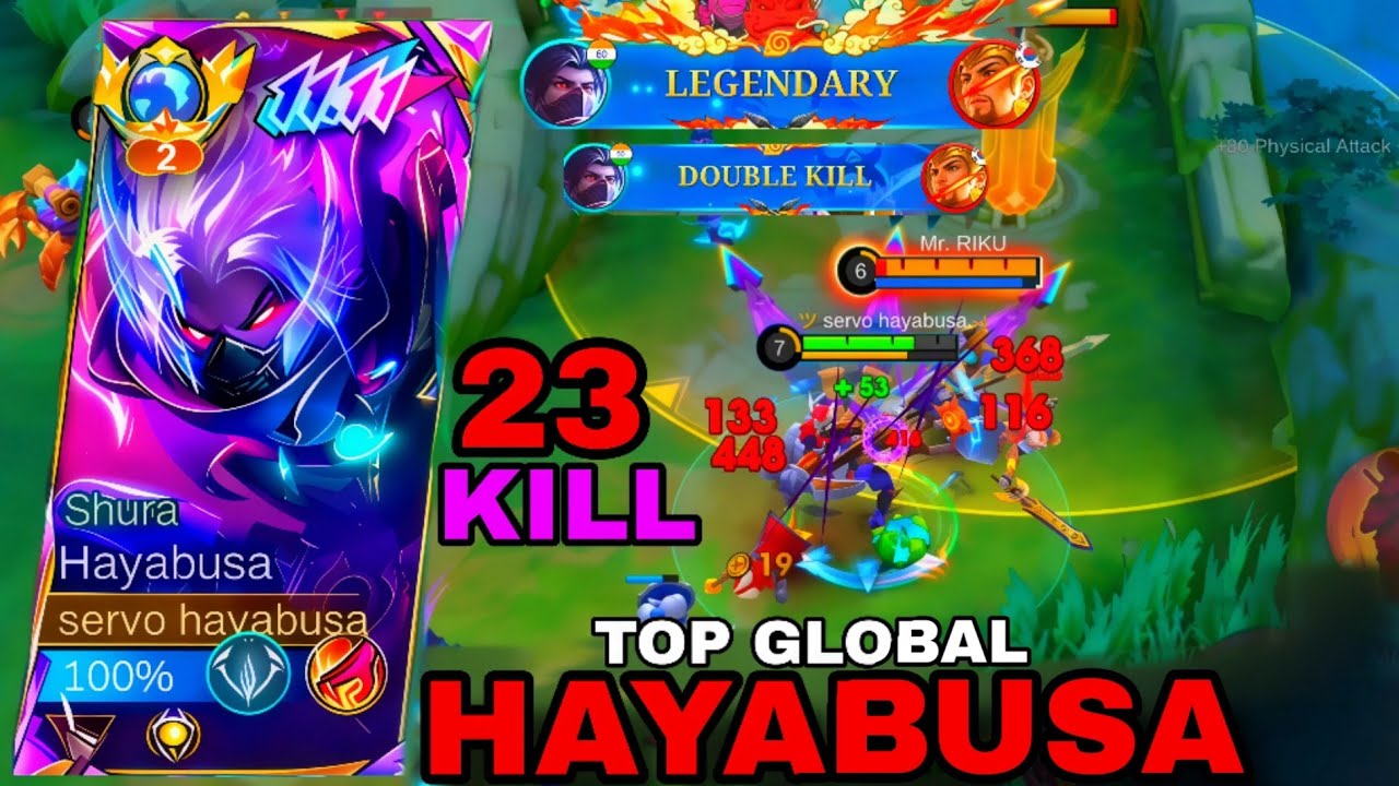 HAYABUSA GAMEPLAY 23 KILLS MYTHICAL HONOR