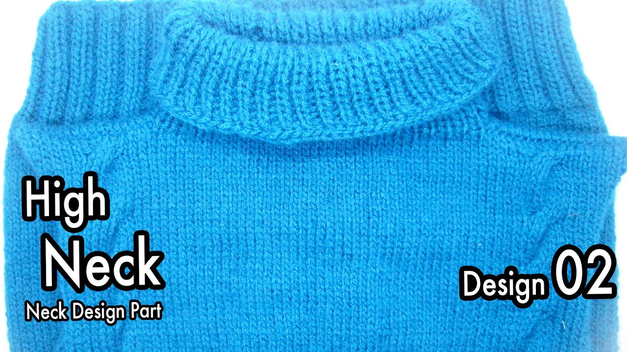 How to Knit High Neck Sweater | High Neck Kasari Bunne Tarika | High Neck Sweater Design Part 3