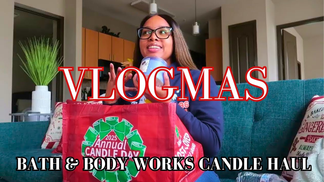 VLOGMAS: Распродажа свечей Bath and Body Works + доставка свечей