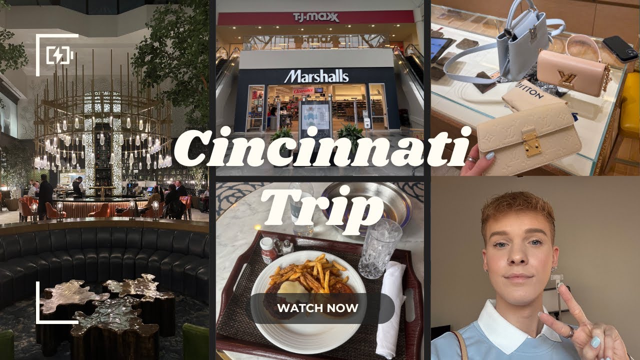 Staying in a FIVE STAR HOTEL in Cincinnati 🤩 (Travel Vlog & New Couch)