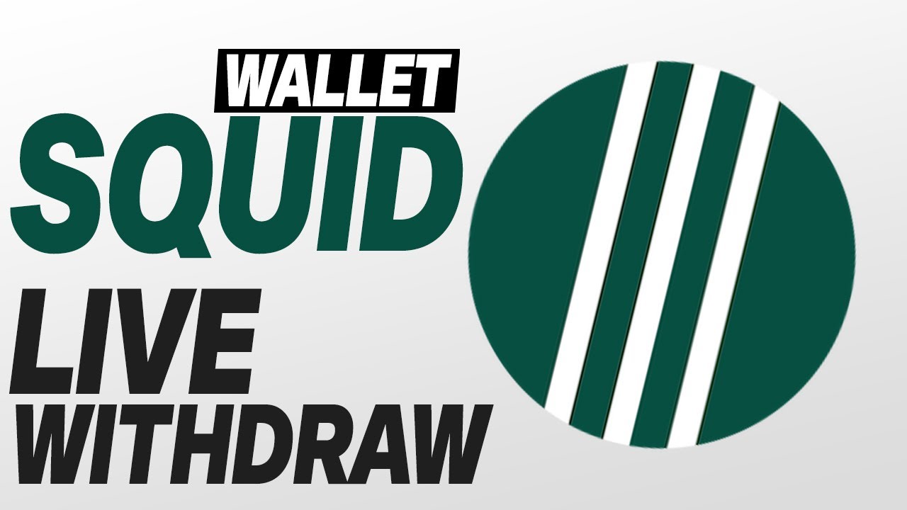 Live Withdraw From Squid Wallet | Squid Token Withdraw From Squid Wallet