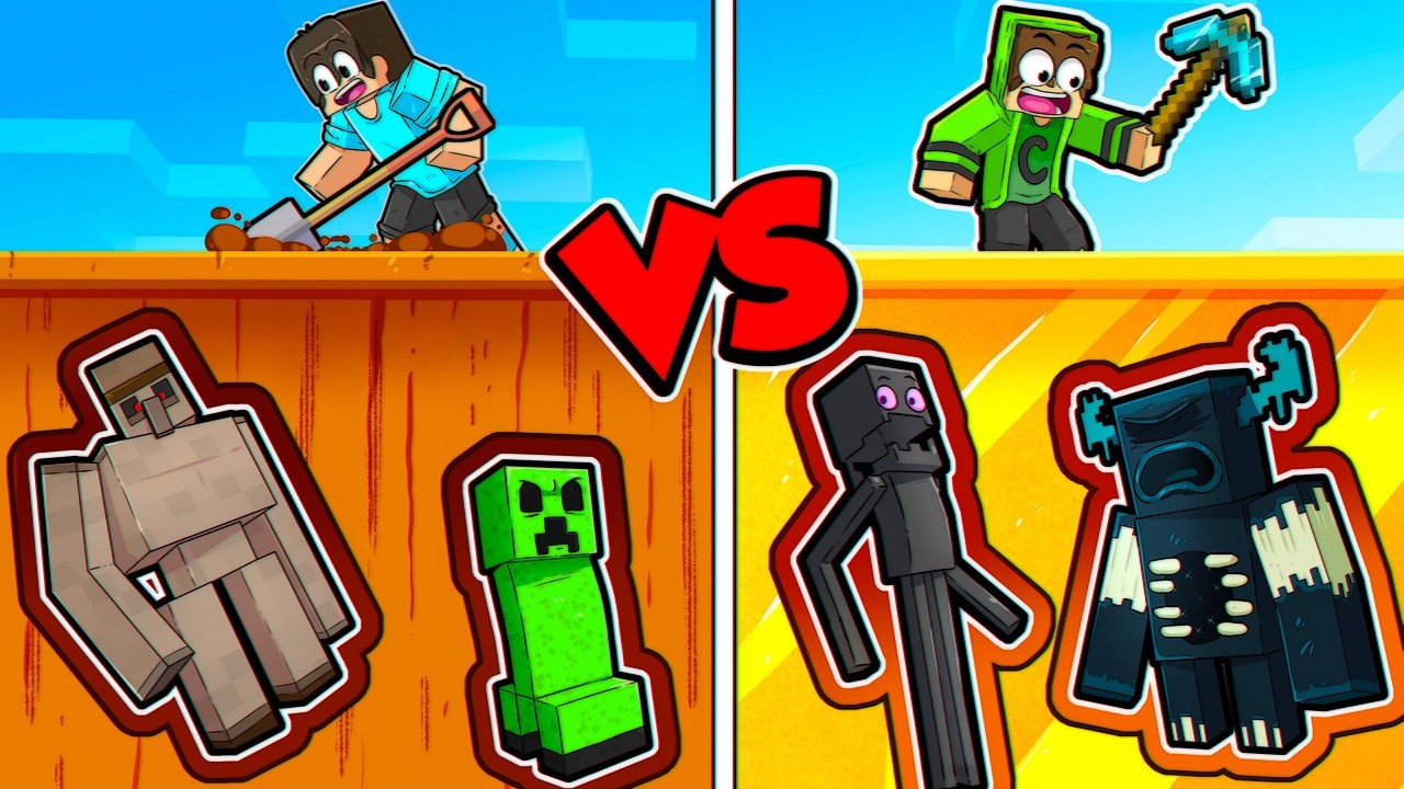 ДОБЫЧА МОБОВ В MINECRAFT!