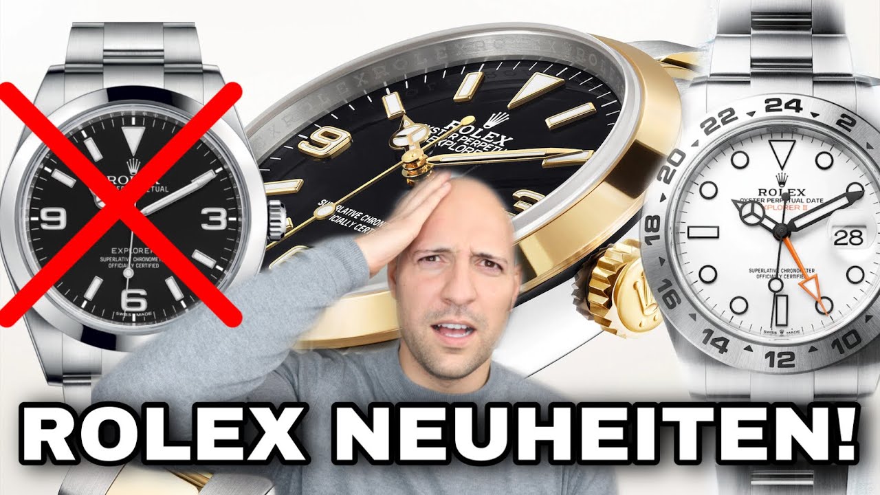 Die ROLEX NEUHEITEN 2021 | GMT PEPSI AM JUBI | Neue EXPLORER 1