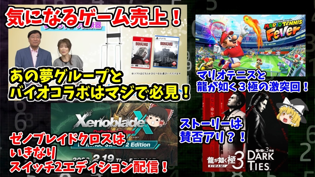【気になるゲーム売上！と夢グループ】新作の動きはそうでもない？！売り方と売上も気になる回！？