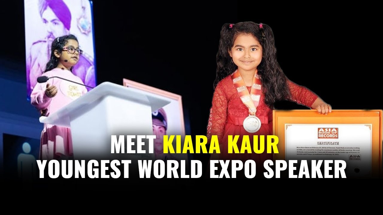Meet Indian-American Girl Kiara Kaur | Youngest Keynote Speaker To Address A World Expo