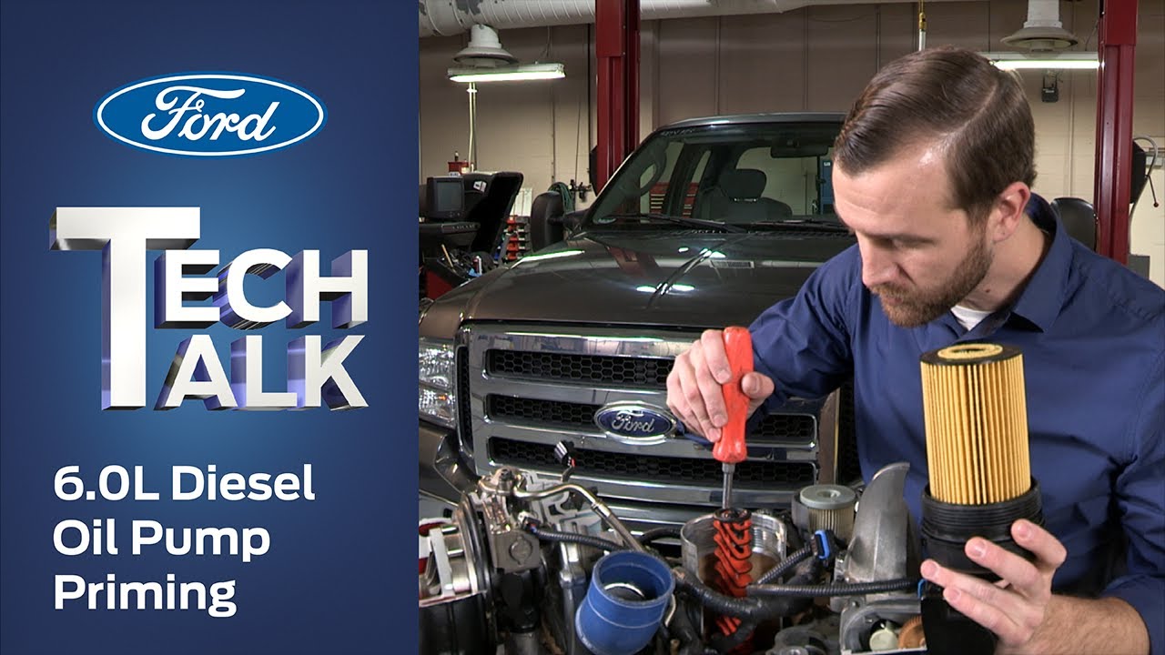 How to Prime a Ford 6.0L Power Stroke&reg; Diesel Oil Pump | Ford Tech Talk