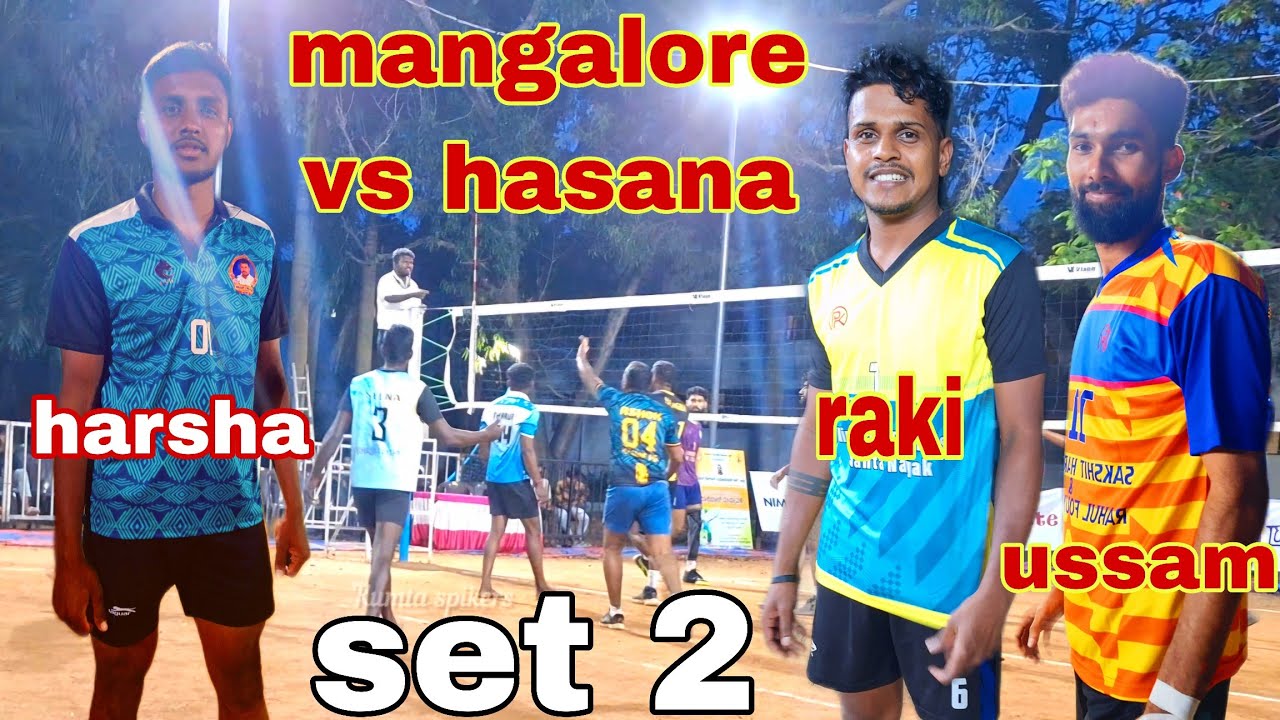 Mangalore vs hasana chapati boys set 2 raki ussam harsha