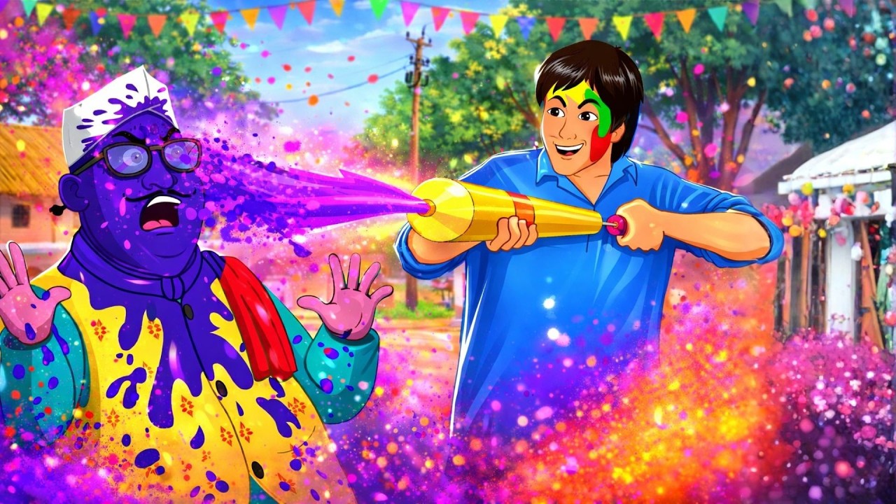বেগুনি রঙের রহস্য  | comedy video | Bedtime stories
