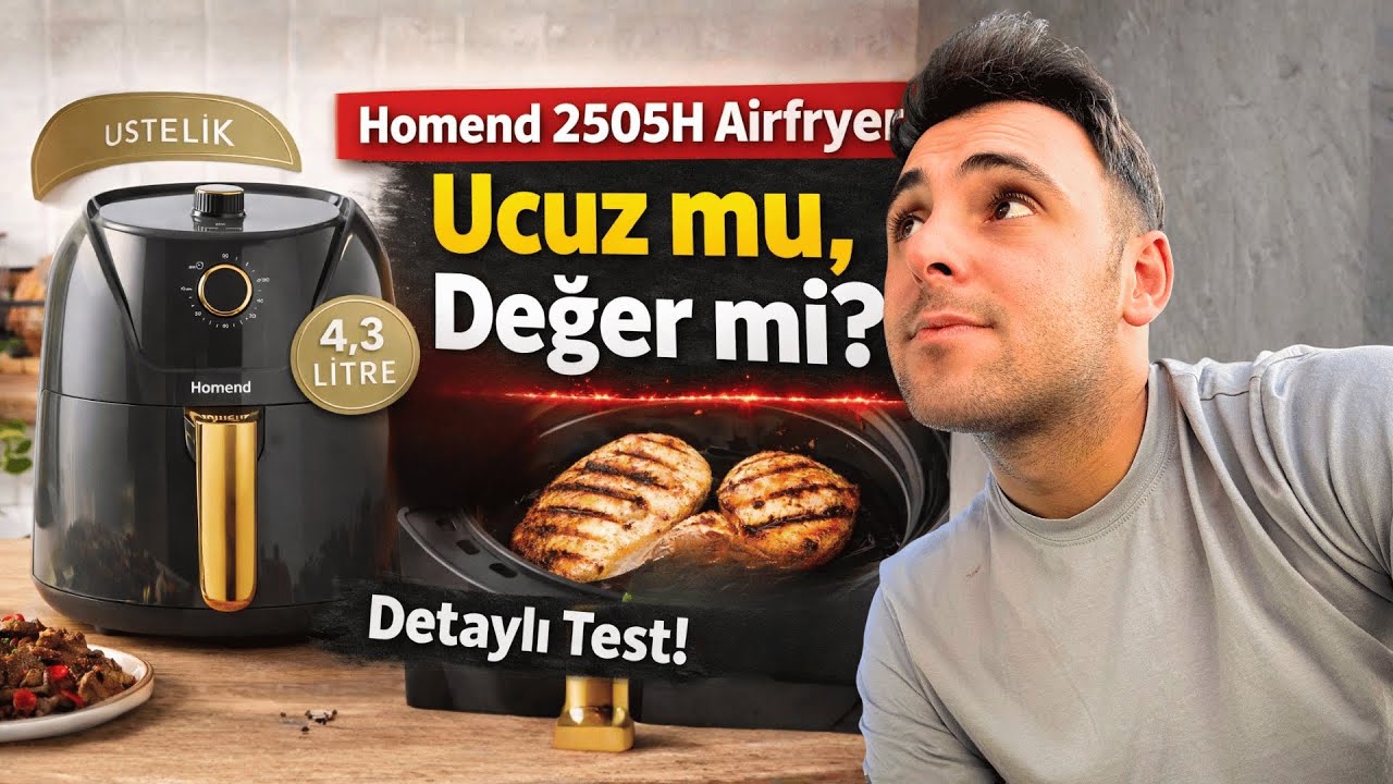 Homend Airfryday VS Xiaomi Mi Smart Air Fryer (Homend Airfryday Detaylı İncelemesi!)