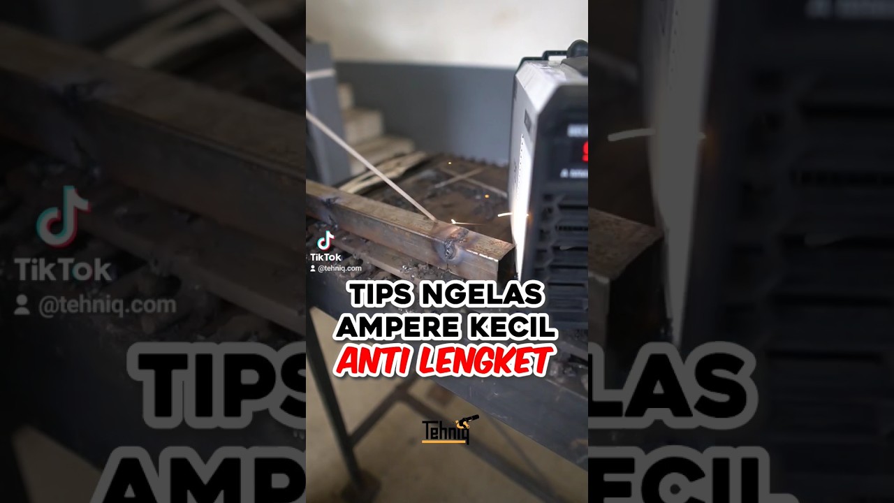 Tips Ngelas Ampere Kecil Anti Lengket #tehniq #beckum #welding