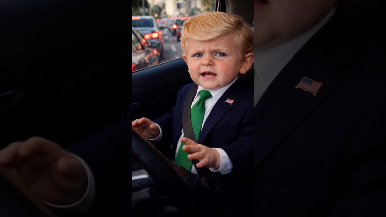 Baby Trump's WILD Battle With Traffic in 60 Seconds 👶🚗💥 | Political Parody