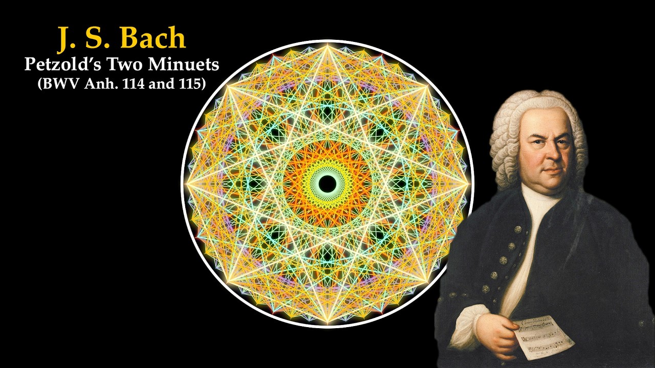 Visualizing Petzold's (Bach) Two Minuets | Perfectly Synced Physics Simulation