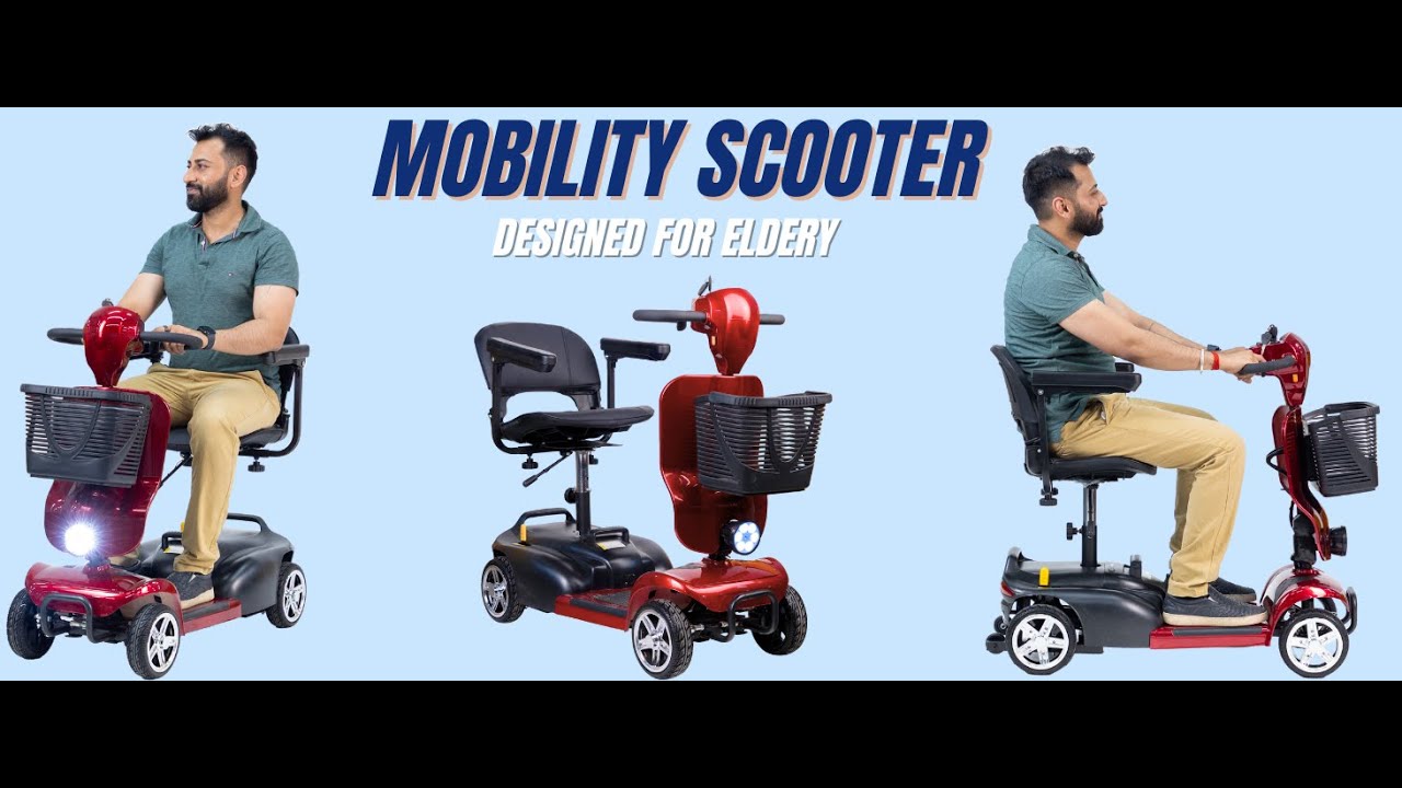 AASRAA MOBILITY SCOOTER ARE01R | Deluxe Mobility Scooter for Elderly | Unboxing, Review & Road Test