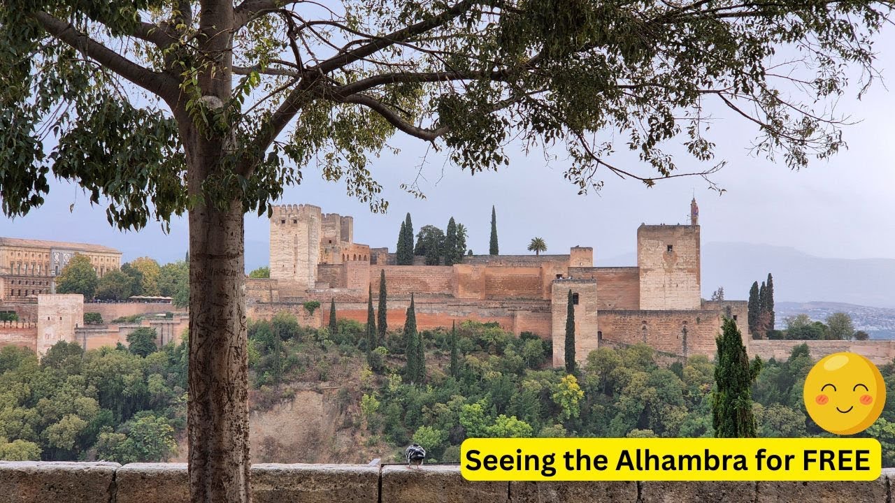 Walking around the Alhambra Palace