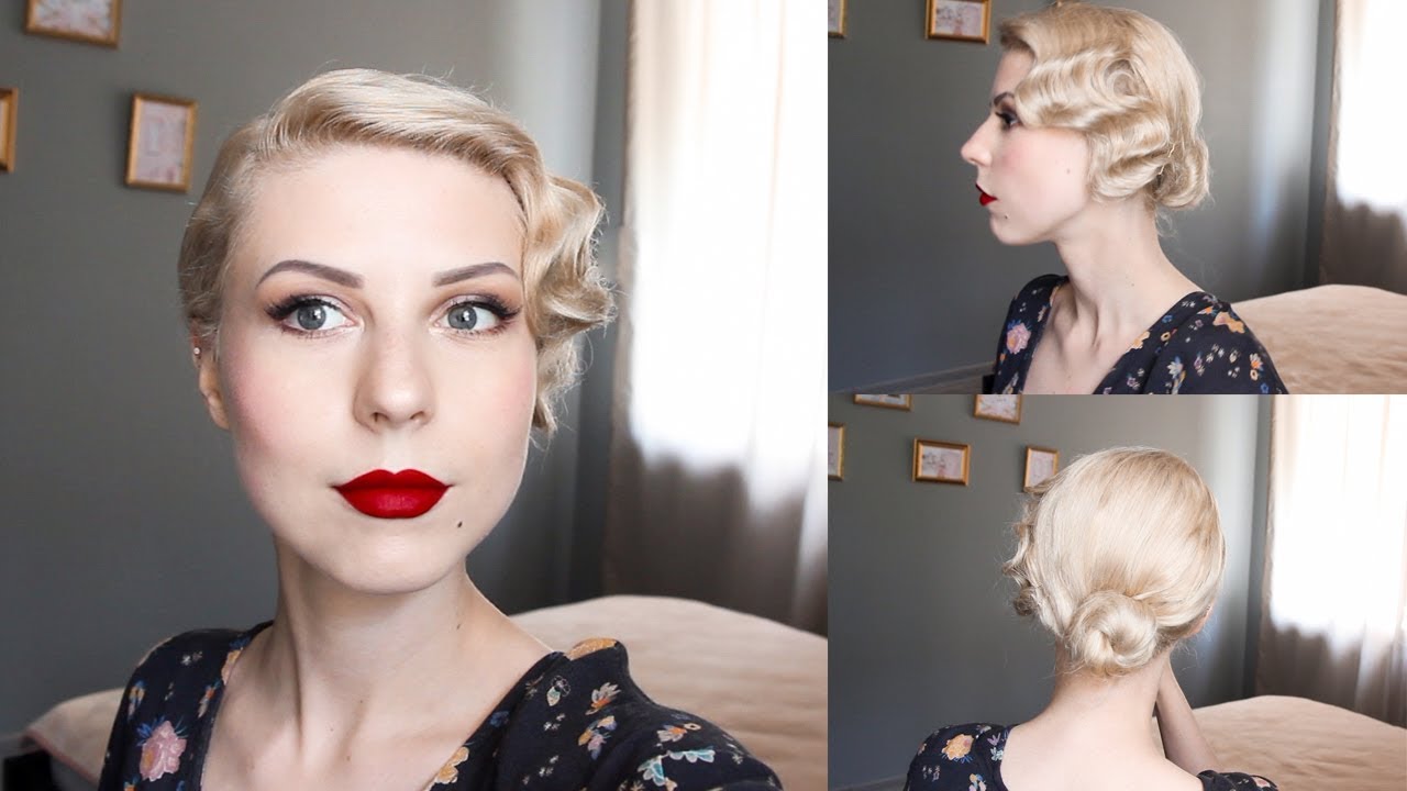 Vintage Finger Wave Hair Tutorial