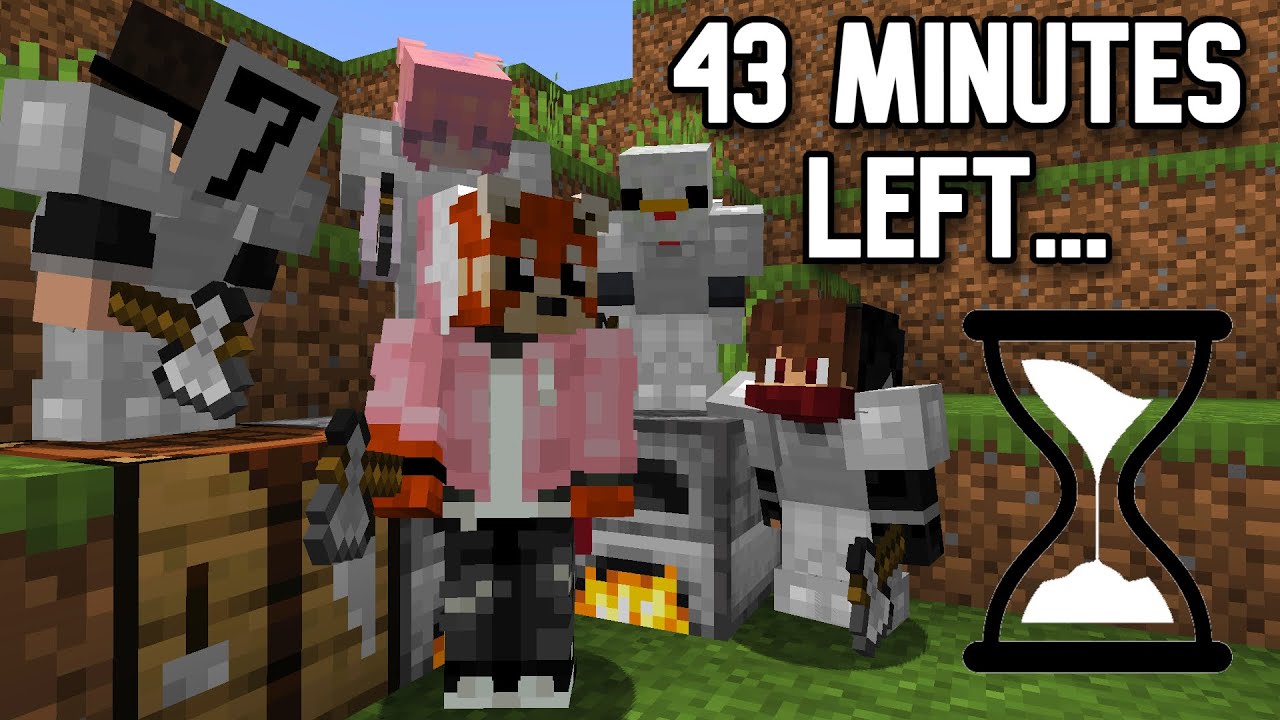 Minecraft Time Limit Speedrunner VS 4 Hunters