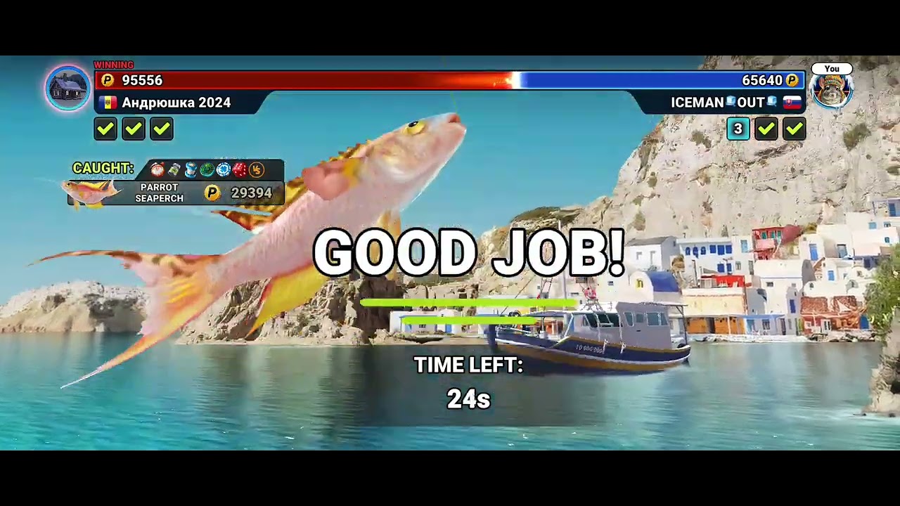 Fishing clash New epic fish at SANTORINI #fishingclash #fyp #video 